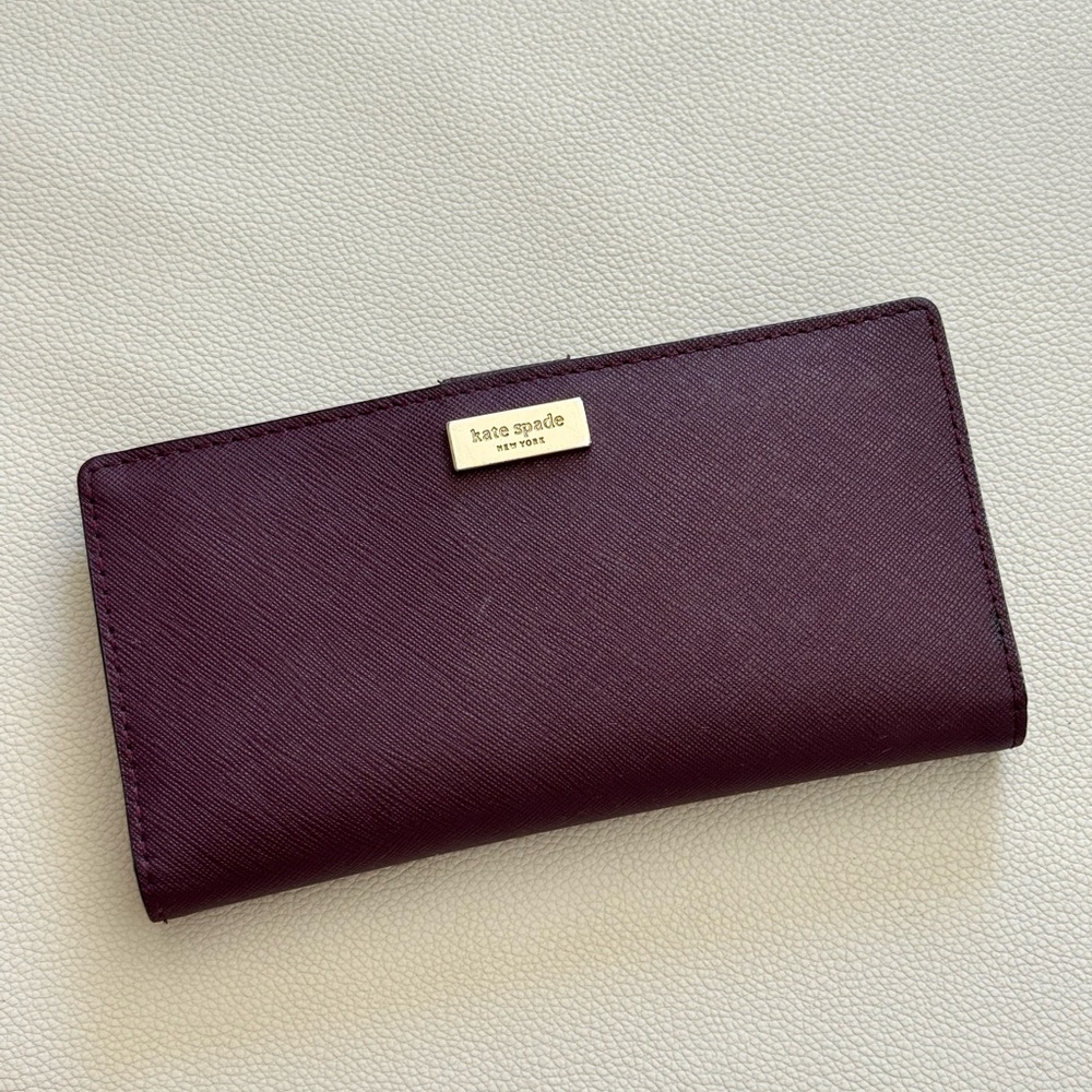 Kate Spade Purple Wallet ♠️ Pre-Loved
